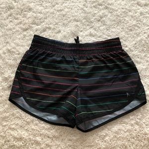 Multicolored running shorts